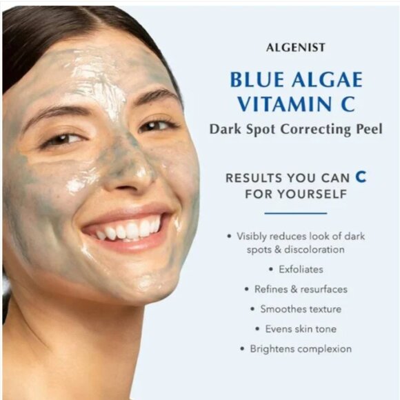 NEW Algenist Blue Algae Vitamin C Dark Spot Correcting Peel Travel, Lot of 4 - Picture 2 of 7